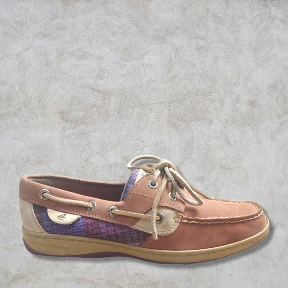 SPERRY TOPSIDER PURPLE PLAID US 7F - Picture 8 of 10